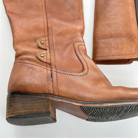 Seychelles Womens 7 Boots Brown Leather Riding Knee High Side Zip Equestrian - Picture 2 of 12